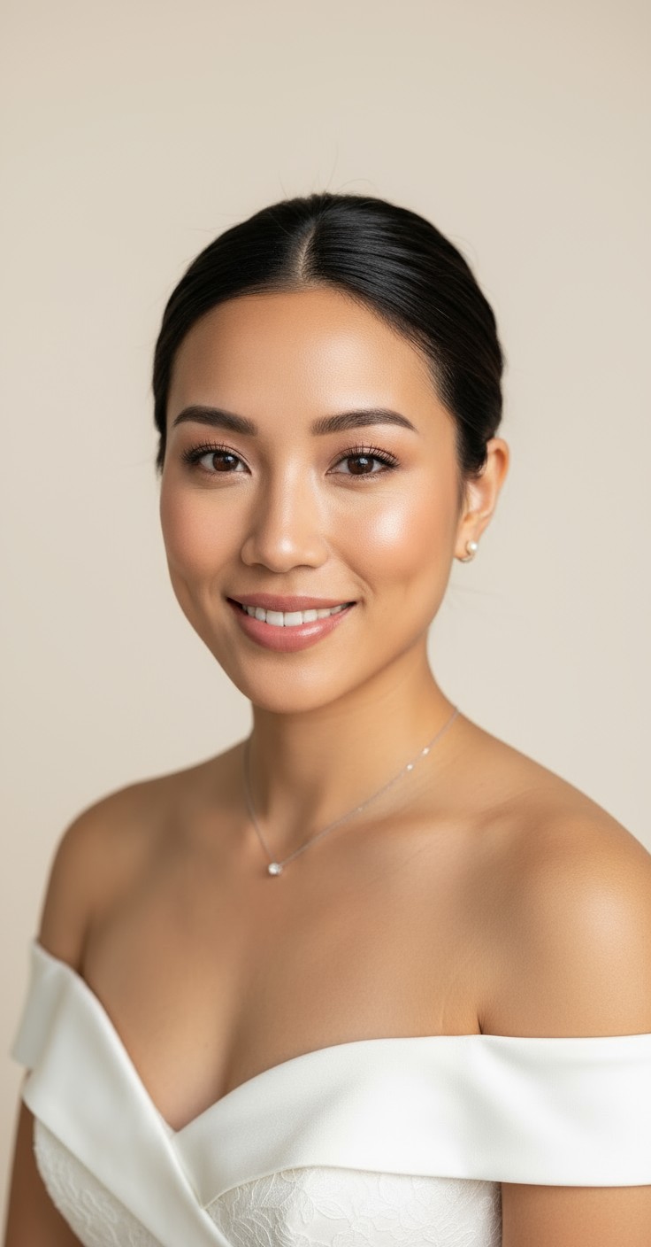 After Bridal Bun Hairstyle